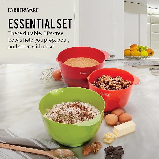 Farberware - 5216128 Farberware Professional Plastic Mixing Bowls - Image 5