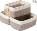 MiniArk Small Storage Baskets for Organizing | Closet Organizer Bins | Shelf by MiniArkStorageBasketsHome