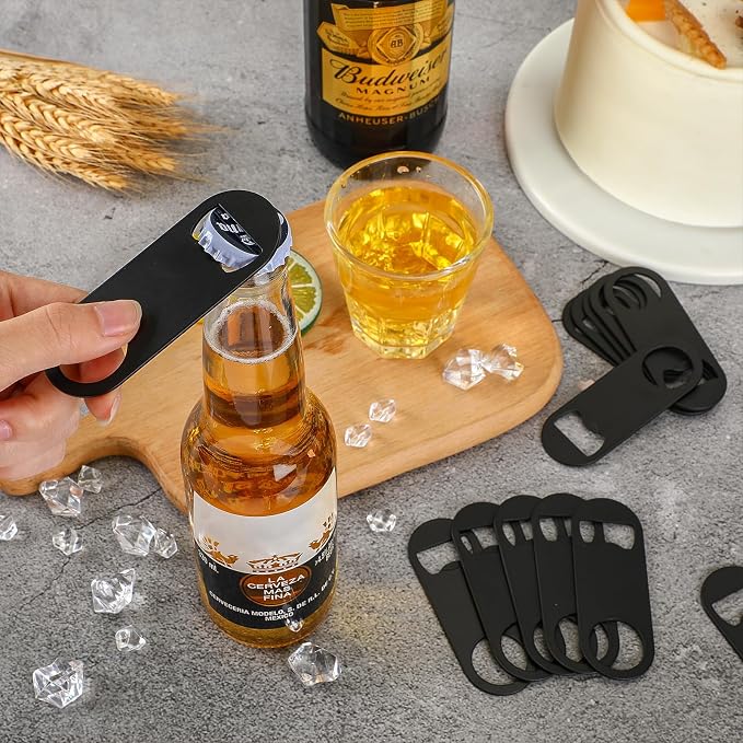 Remerry Bottle Openers Stainless Steel Flat Bottle Opener Bulk 3.4 x 1.3 Inches - Image 6