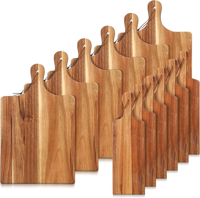 Tanlade 12 Pcs Wood Cutting Board Set Cutting Board by Tanlade