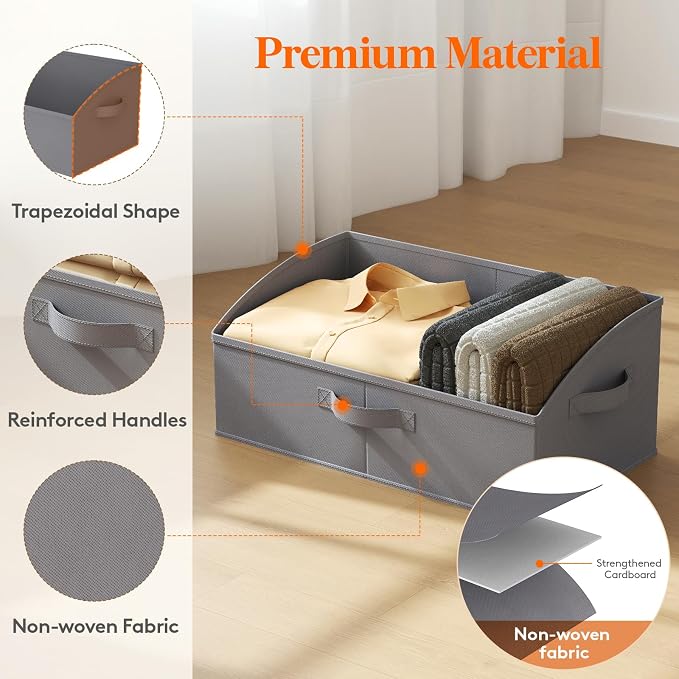 Lifewit Trapezoid Closet Storage Bins - Image 4