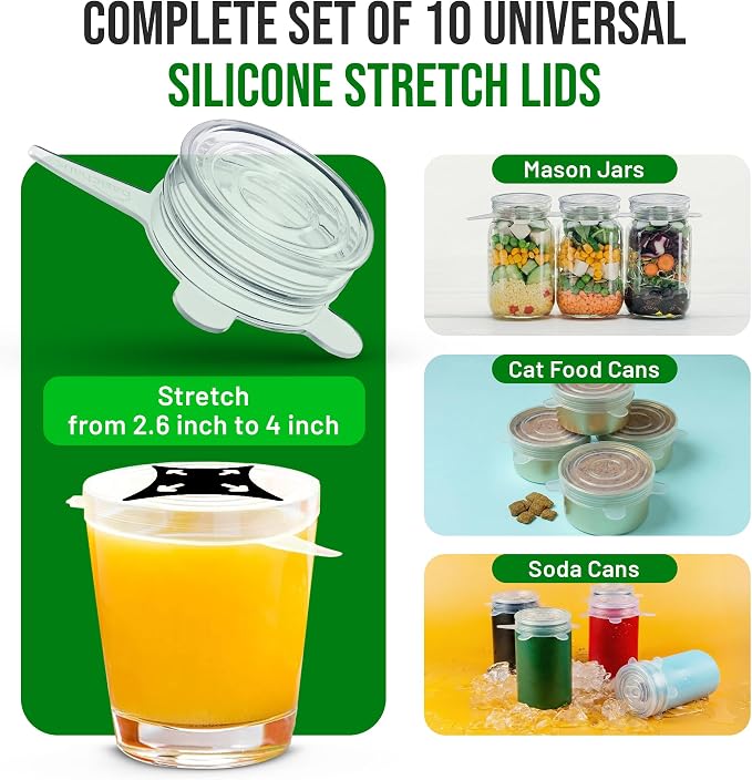 Reusable Silicone Can Lids – 2.6 Inch Can Covers - Image 3