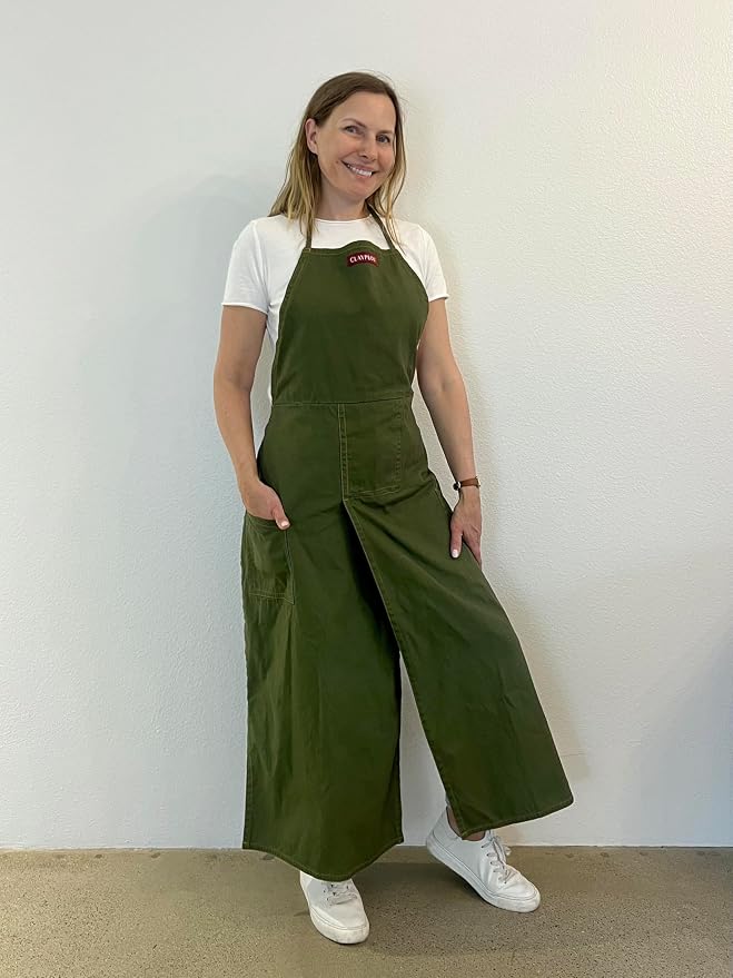OLIVE GREEN, the original split apron - Image 9