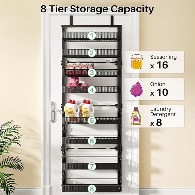 SNTD 8 Tiers Over the Door Organizer - Image 7