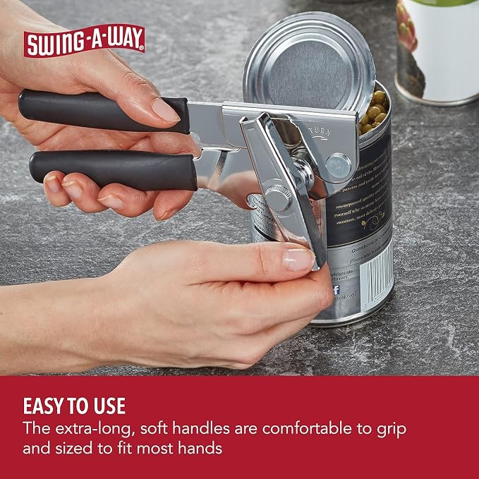 Swing-A-Way Can Opener Steel Black - Image 5