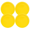 Pyrex 7201-PC 4 Cup Meyer Lemon Yellow Food Storage Replacement Lids by Pyrex