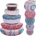10Pcs Reusable Bowl Covers in 5 Sizes by CGFOXUO