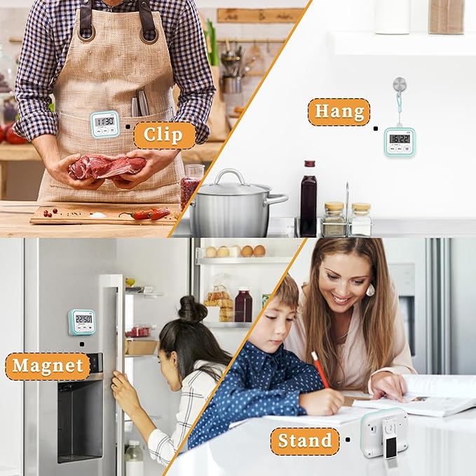 Timer, Kitchen Timers for Cooking Classroom Timer for Kids Teachers Digital - Image 7