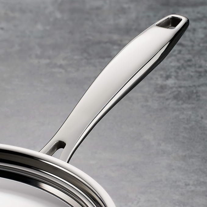 Tramontina Signature Tri-Ply Clad Stainless Steel 3-Quart Saute Pan - Image 4