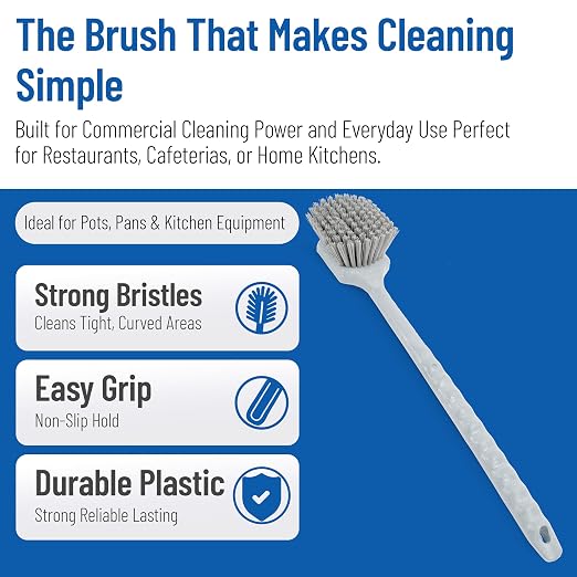 SPARTA 40501EC23 Plastic Large Scrub Brush, Kitchen Brush, Utility Brush - Image 3