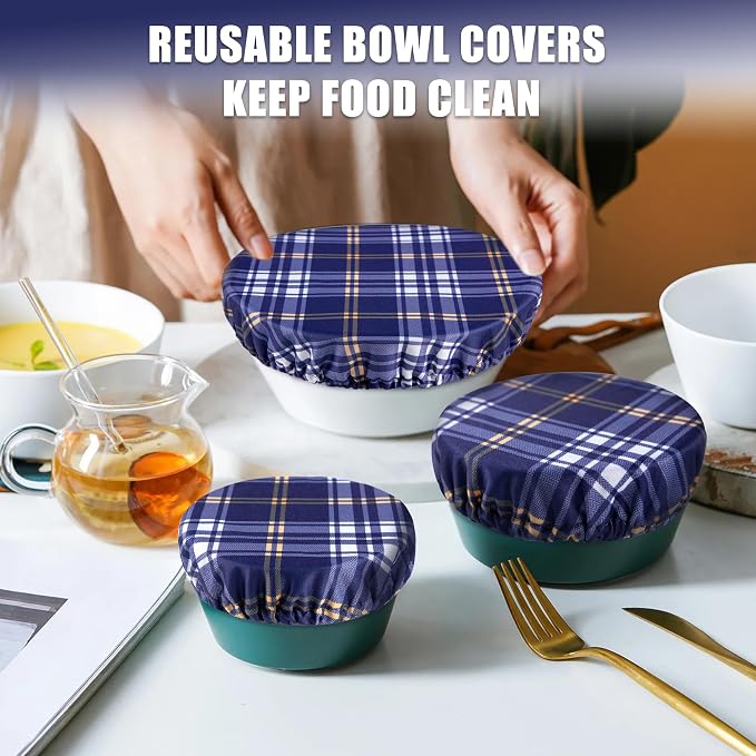 wegreeco Elastic Reusable Bowl Covers - Image 6