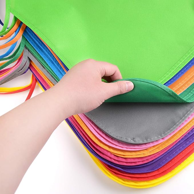 KUUQA 16/24/30/36/40Pcs Kids Apron Painting Aprons - Image 4