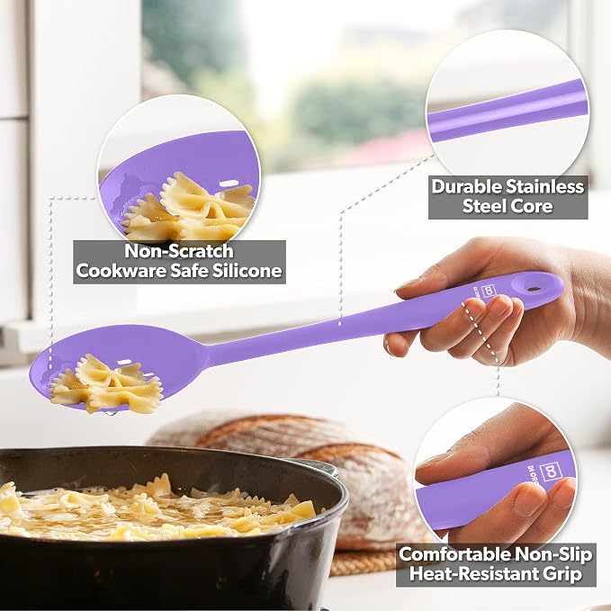 DI ORO Silicone Spoons for Cooking - Image 3