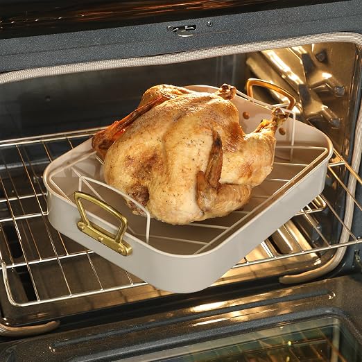 Gibson Home Broxton 2-Piece Nonstick Roaster Pan - Image 5