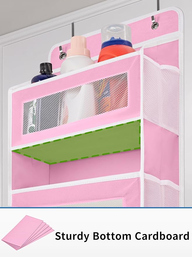 JARLINK Over The Door Organizer Storage, 5 Shelf Hanging Door Organizer - Image 8