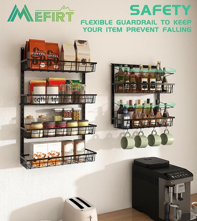 Mefirt Over The Door Pantry Organizer, Pantry Storage and Organization - Image 4