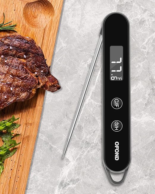 Meat Thermometer Digital for Cooking and Grilling, Instant Read Food Thermometer - Image 7