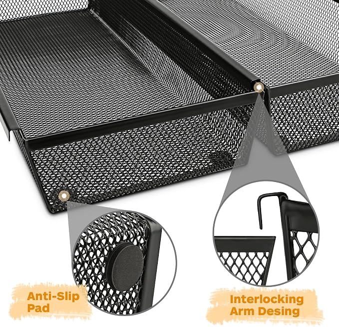 Smgmg Silverware Drawer Organizer, 2 Pack 14.7" X 6.1" X 2" Utensil Organizer - Image 3