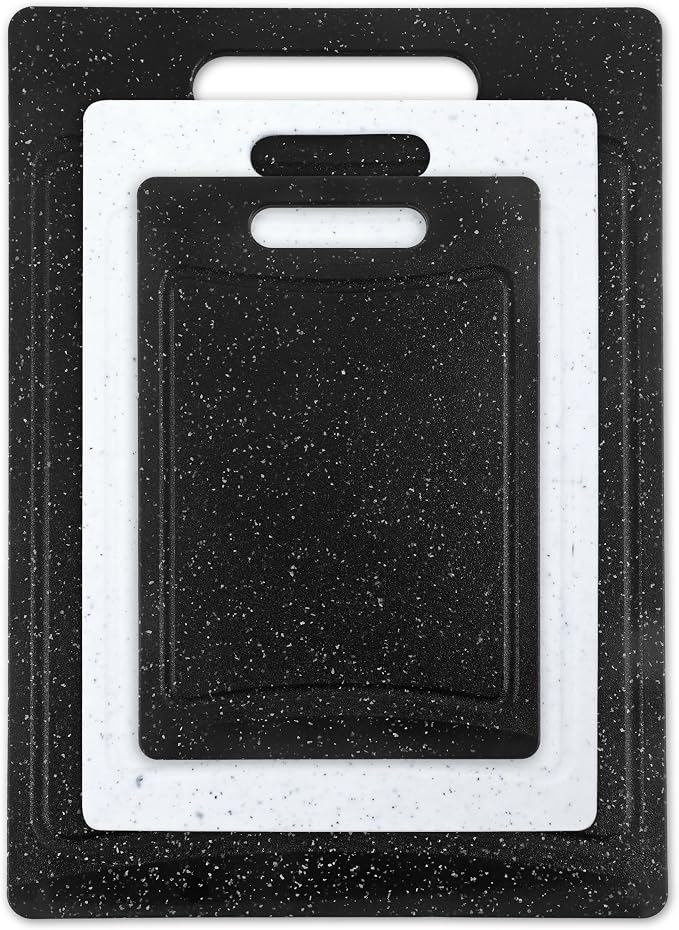 COOK WITH COLOR Non-Slip Cutting Board Set – Kitchen Essentials with Easy Grip - Image 7