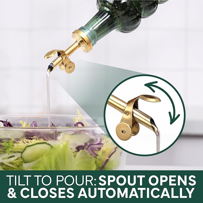 COOK WITH COLOR Glass Olive Oil Bottle Dispenser - Image 7