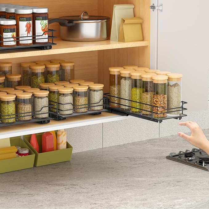 BOIVSHI Pull Out Spice Rack Organizer - Image 7