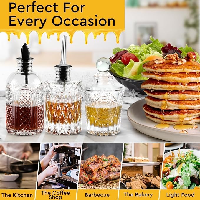 Syrup Bottle Set of 3 - Image 6