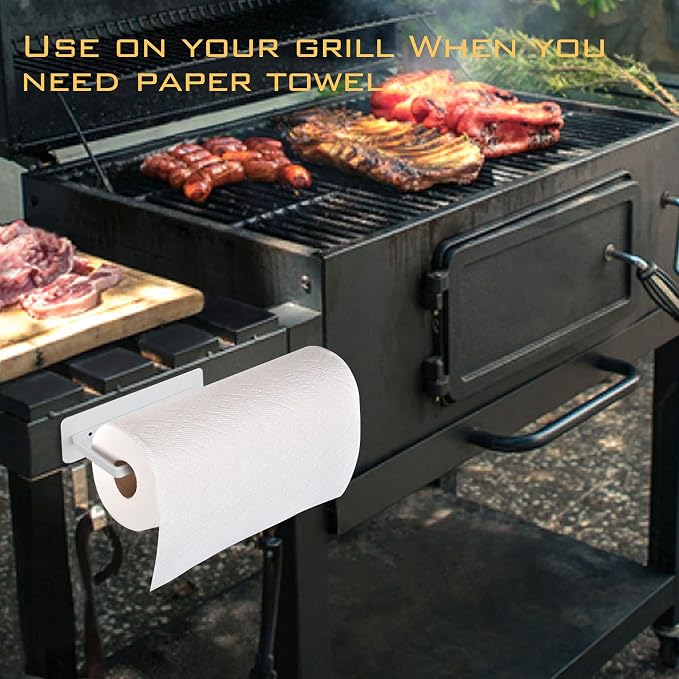 Magnetic Paper Towel Holder, Heavy Duty Strong Magnet Backing, 12” x 3” - Image 5