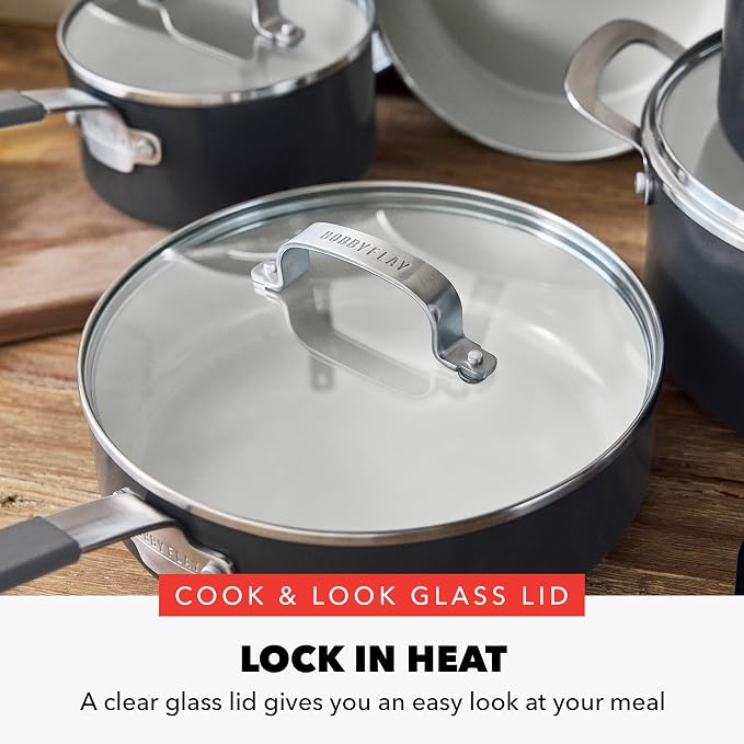 GreenPan x Bobby Flay 13 Piece Nonstick Cookware Pots and Pans Set, PFAS-Free - Image 9