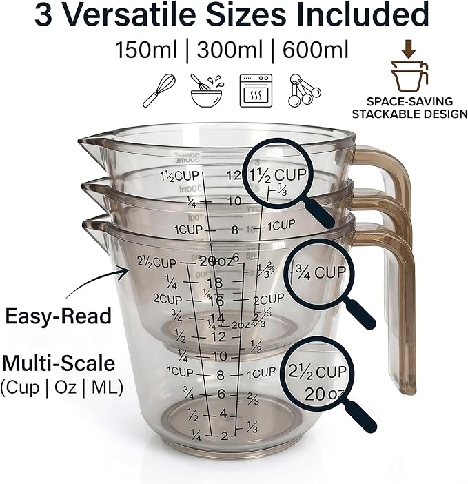Measuring Cups Set, Essential Kitchen Gadgets - Image 8