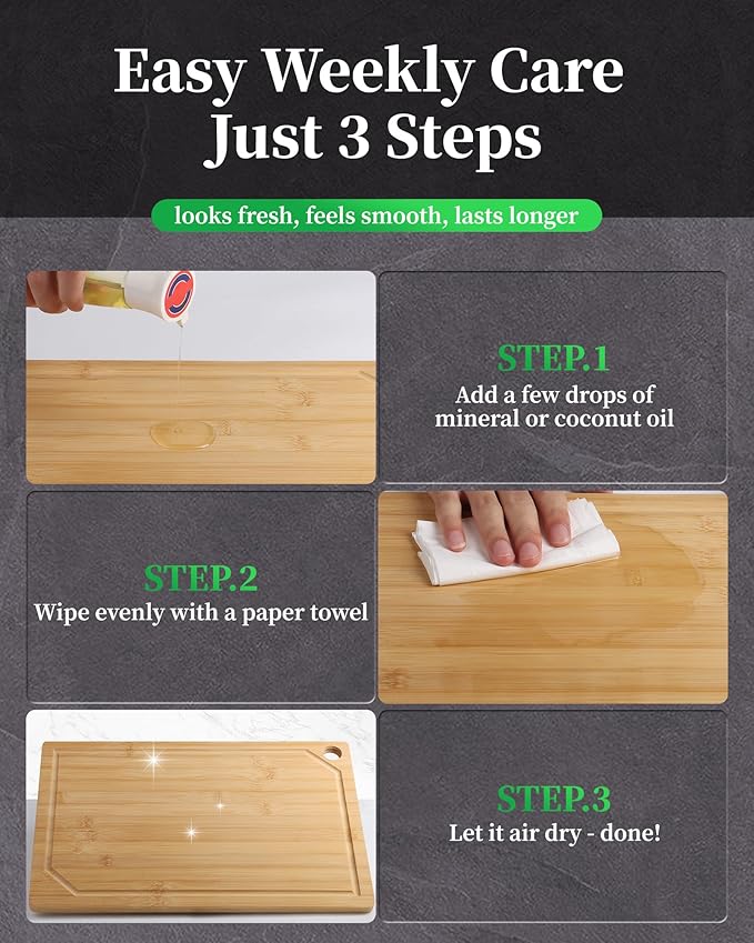 Kitsure Bamboo Cutting Board - Image 6