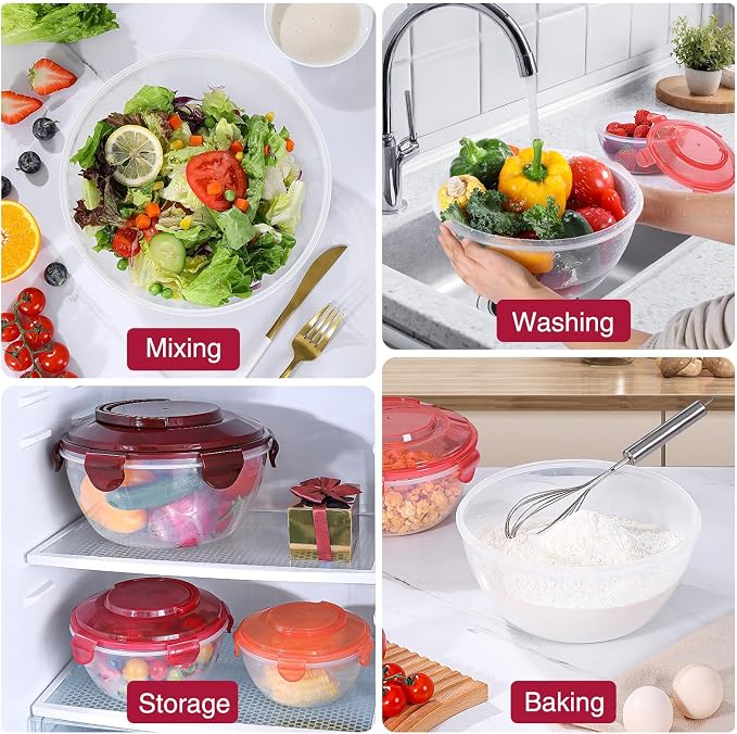 LUXEAR 4-Piece Mixing Bowls - Image 5