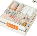 Criusia Drawer Organizer Clothes, 14 Pack Dresser Organizer by Criusia