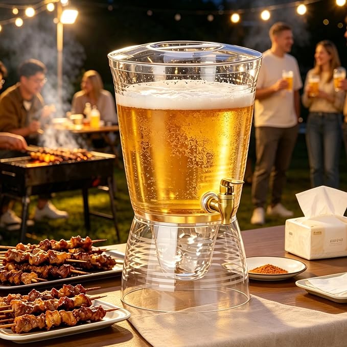 1 Pack Drink Dispenser for Parties 1.6 Gallon, Large 6L Plastic Water Dispenser - Image 7