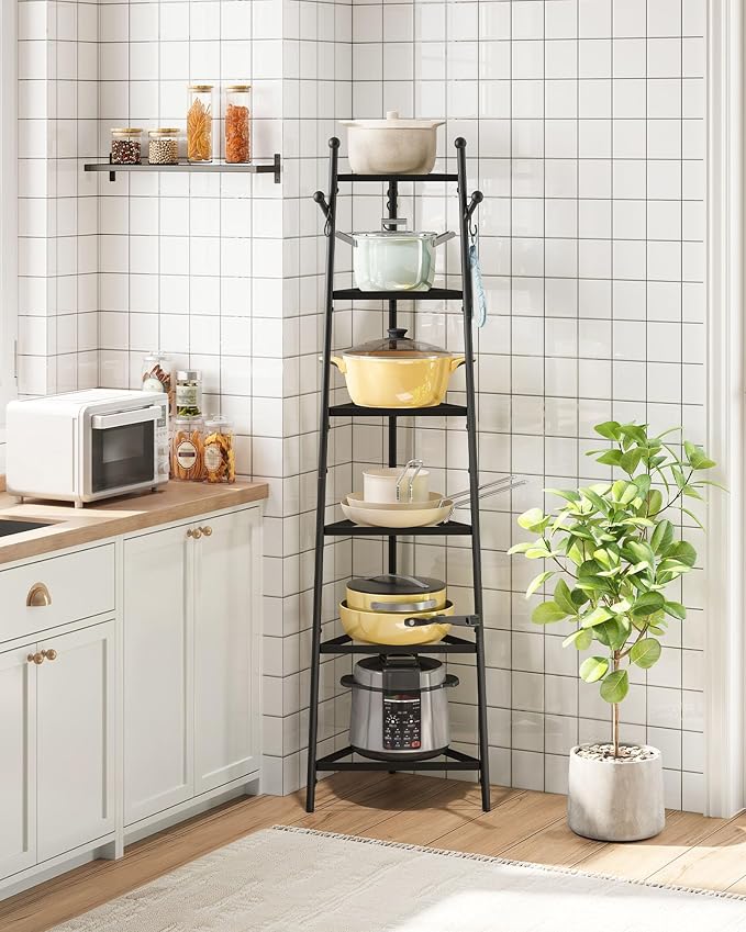 CHOEZON 6-Tier Cookware Stand, Triangle Shelf Storage Tower by Choezon