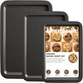 HONGBAKE Ceramic Baking Sheet Pan Set, Cookie Sheet by HONGBAKE