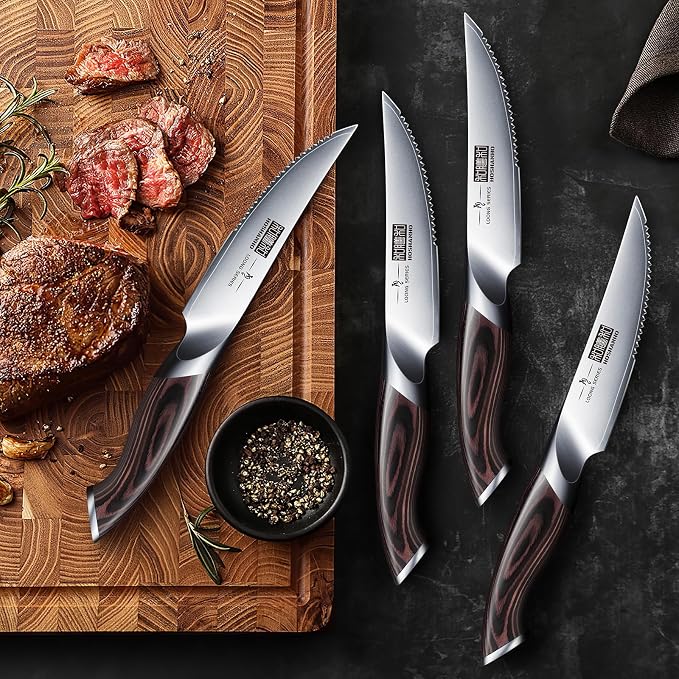 HOSHANHO Steak Knives Set of 6 - Image 8