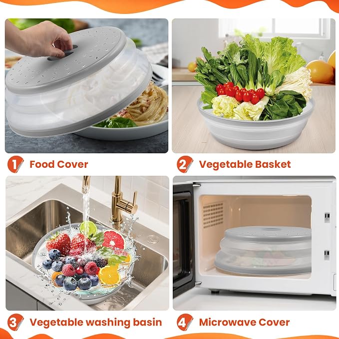Large Collapsible Microwave Cover - Image 4