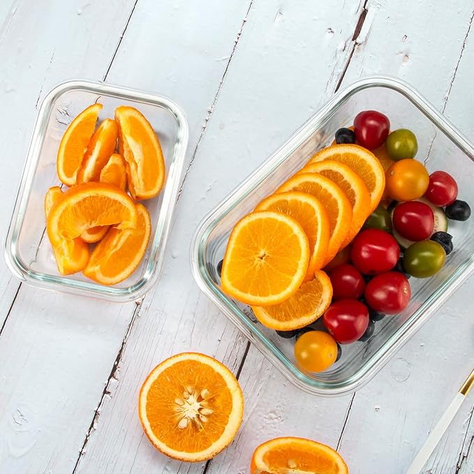 FAWLES 12 Pack Glass Storage Containers - Image 8