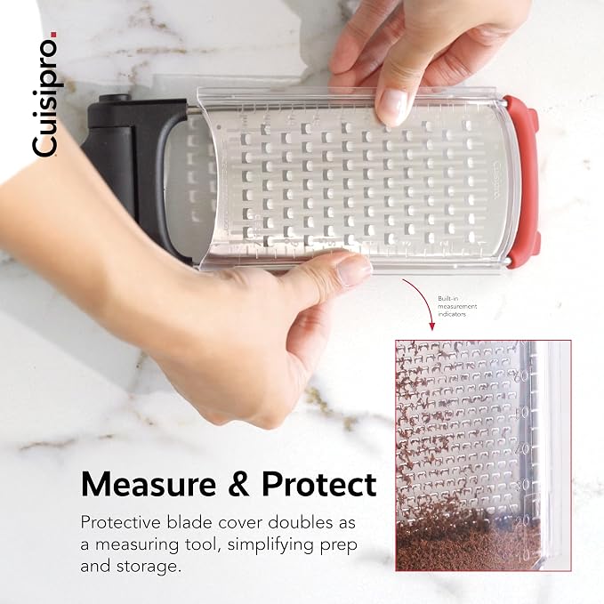 CUISIPRO Surface Glide Technology Stainless Steel Folding Handle Grater - Image 7