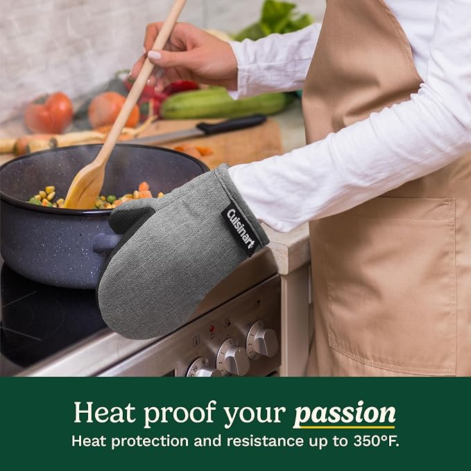 Cuisinart Mini Oven Mitts – 5.5” x 7” Heat-Resistant Kitchen Mitts - Image 3