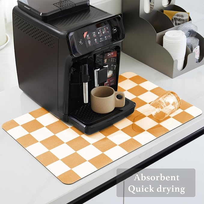 Ohocut Checkered Dish Drying Mat - Image 4