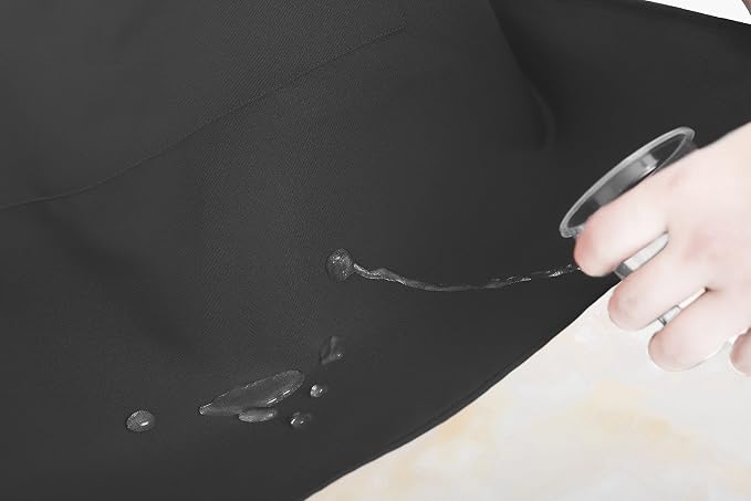 Resist water 3 big Pockets Waist Server Apron Kitchen Restaurant Unisex Half - Image 7