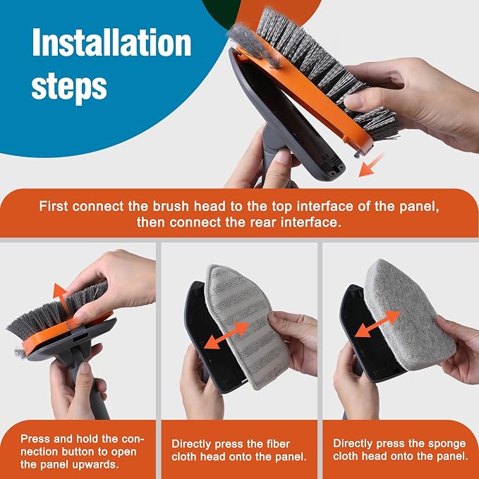 CLEANHOME Tub Tile Scrubber Brush - Image 6
