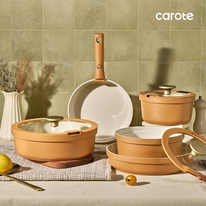 Carote 20pcs Ceramic Cookware Set - Image 8