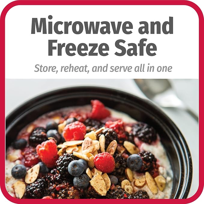 GoodCook 4-Cup Meal Prep Bowls Set - Image 3