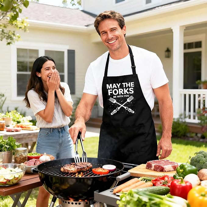 Kaidouma Funny Grill Aprons for Men - Image 7
