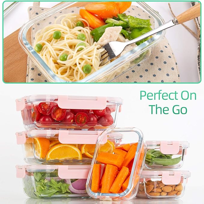 C CREST Glass Meal Prep Containers, Food Storage Containers - Image 6
