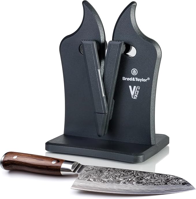 Brod & Taylor VG2 Classic Knife Sharpener | 3-Action Tungsten Carbide by BrodTaylor