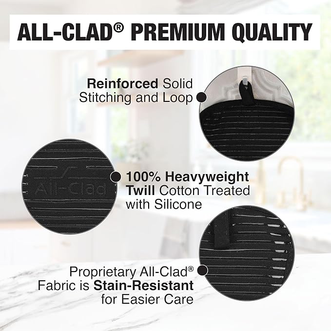 All-Clad Premium Pot Holder & Hot Pad: Heat Resistant to 500 Degrees - Image 5