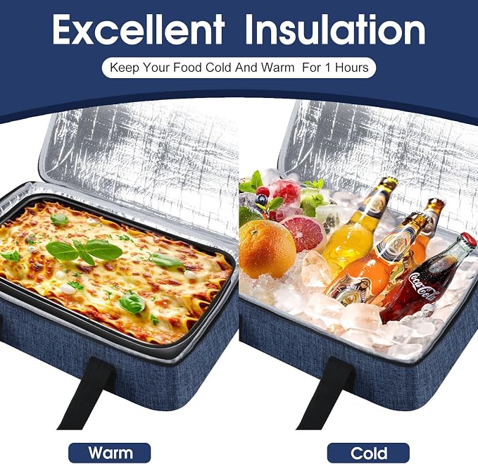 Insulated Casserole Carrier, Portable Casserole Carrier - Image 4